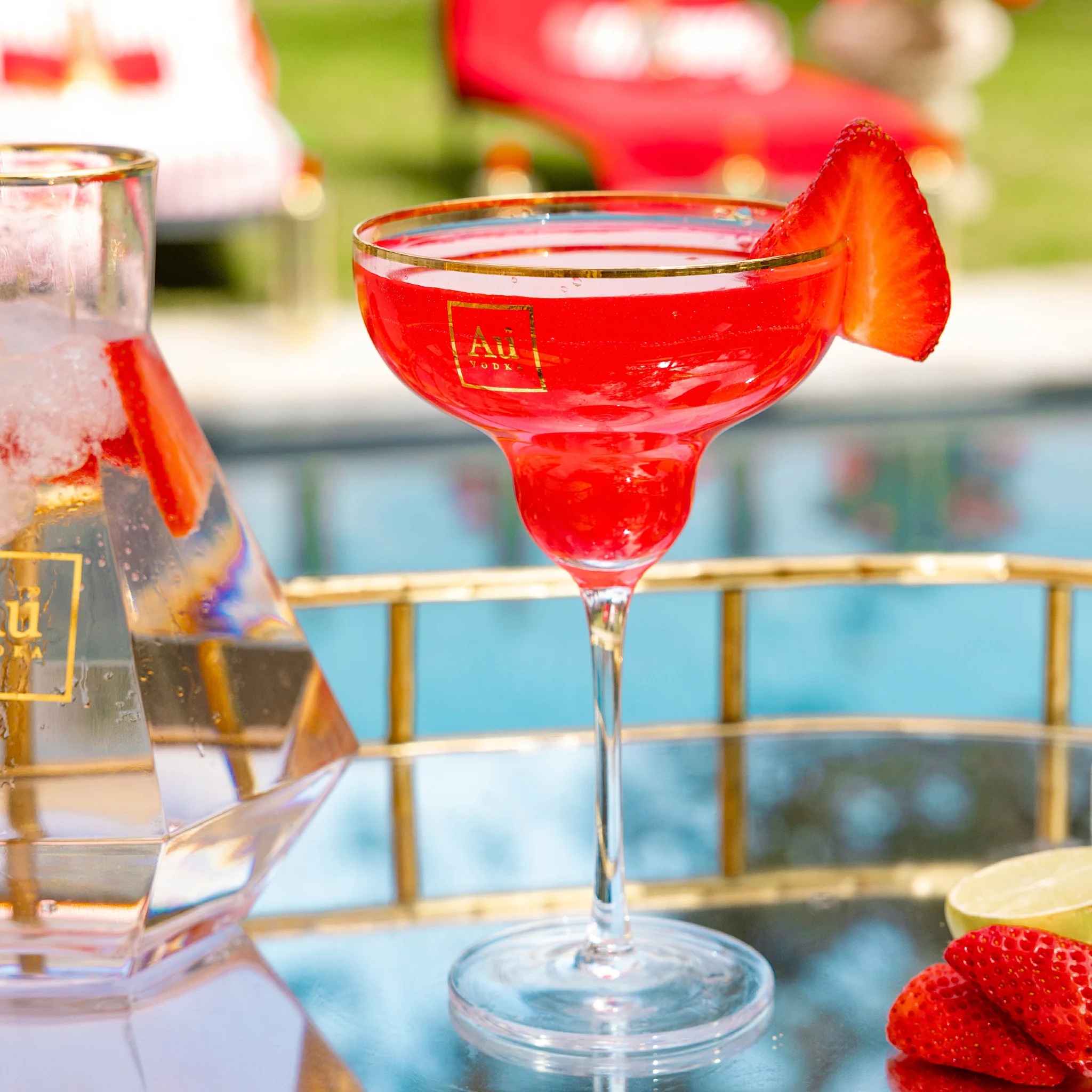 Au Daiquiri Glass