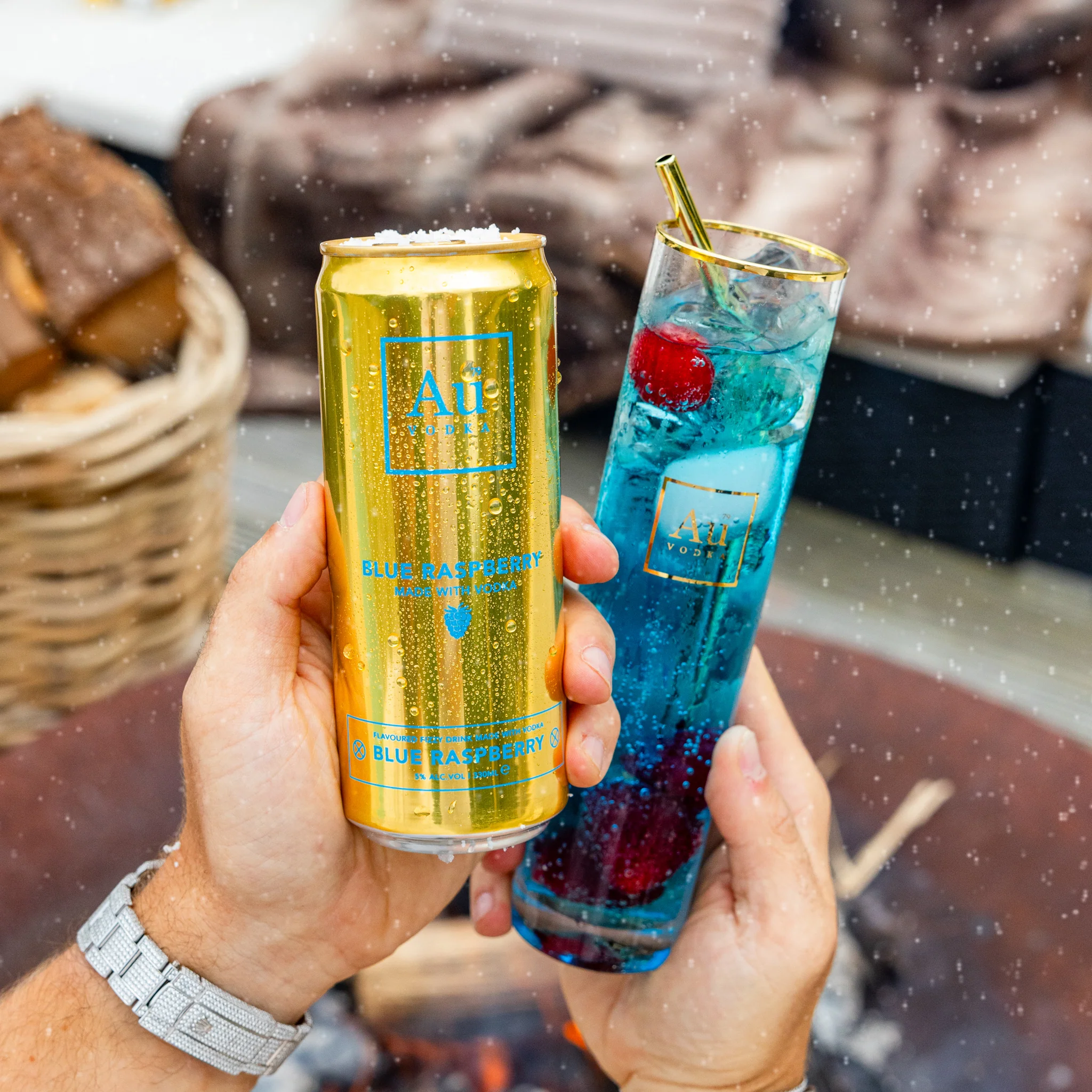 Au Vodka VIP Blue Raspberry Pre-Mixed Cans - 12 Pack - Image 12