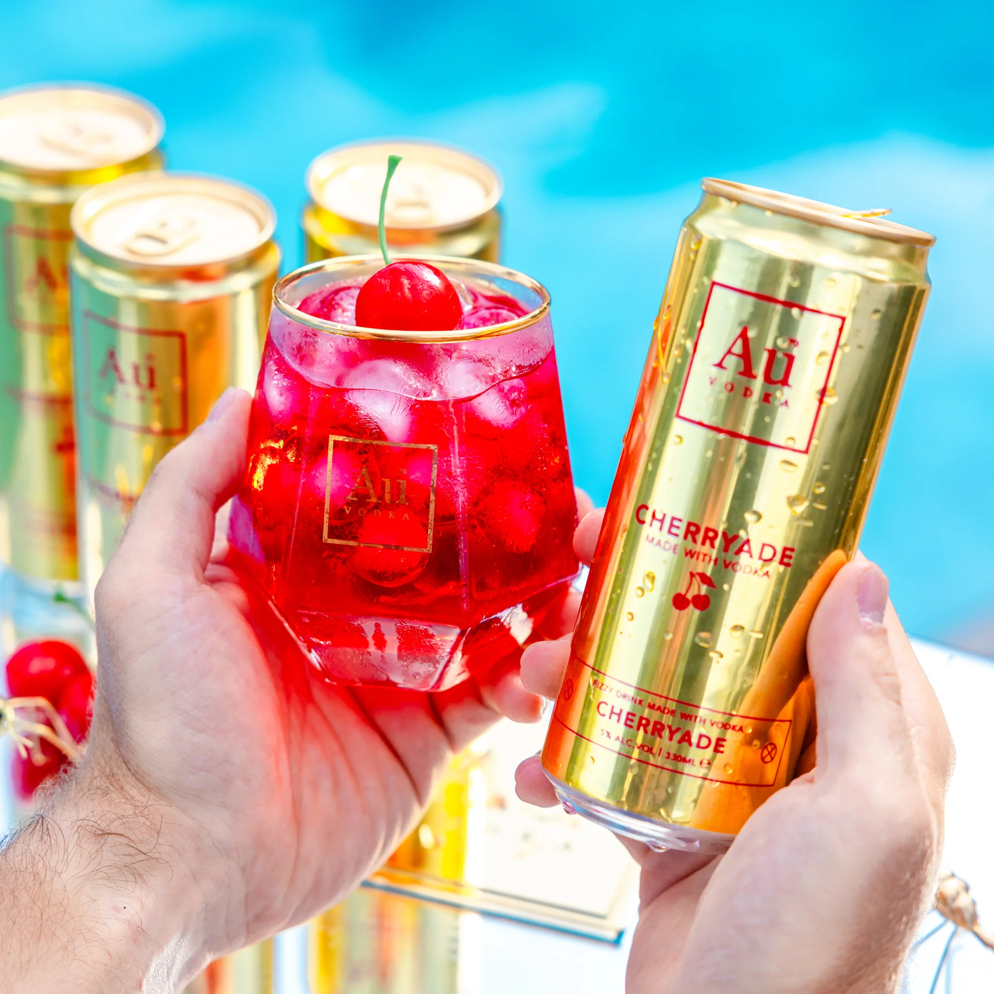 Au Vodka VIP Cherryade Pre-Mixed Cans - 12 Pack - Image 3
