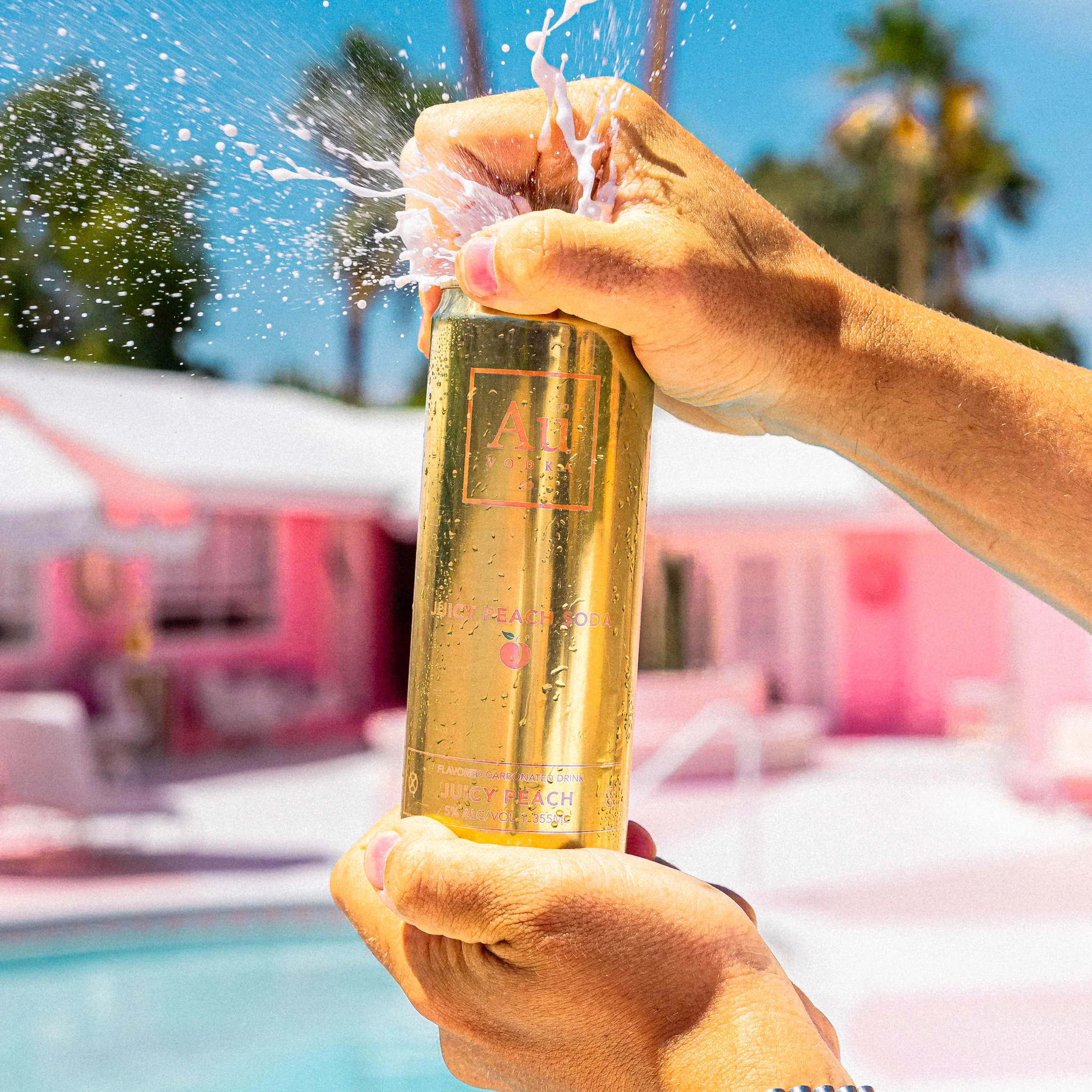Au Vodka VIP Juicy Peach Pre-Mixed Cans - 12 Pack - Image 6