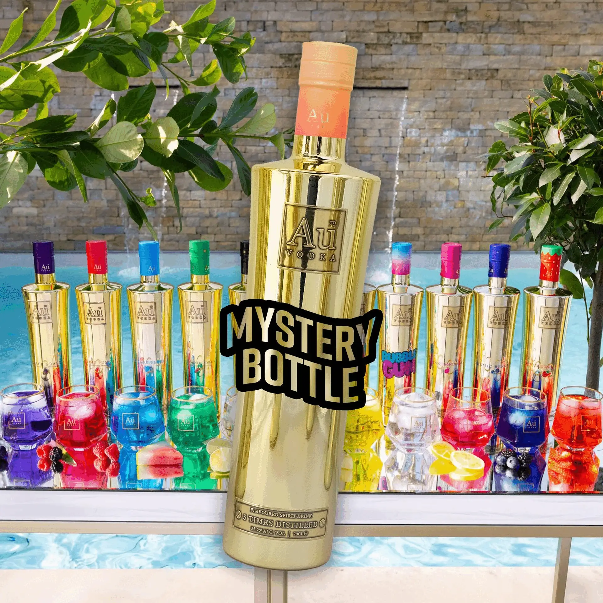 Au Vodka Mystery Bottle 70cl