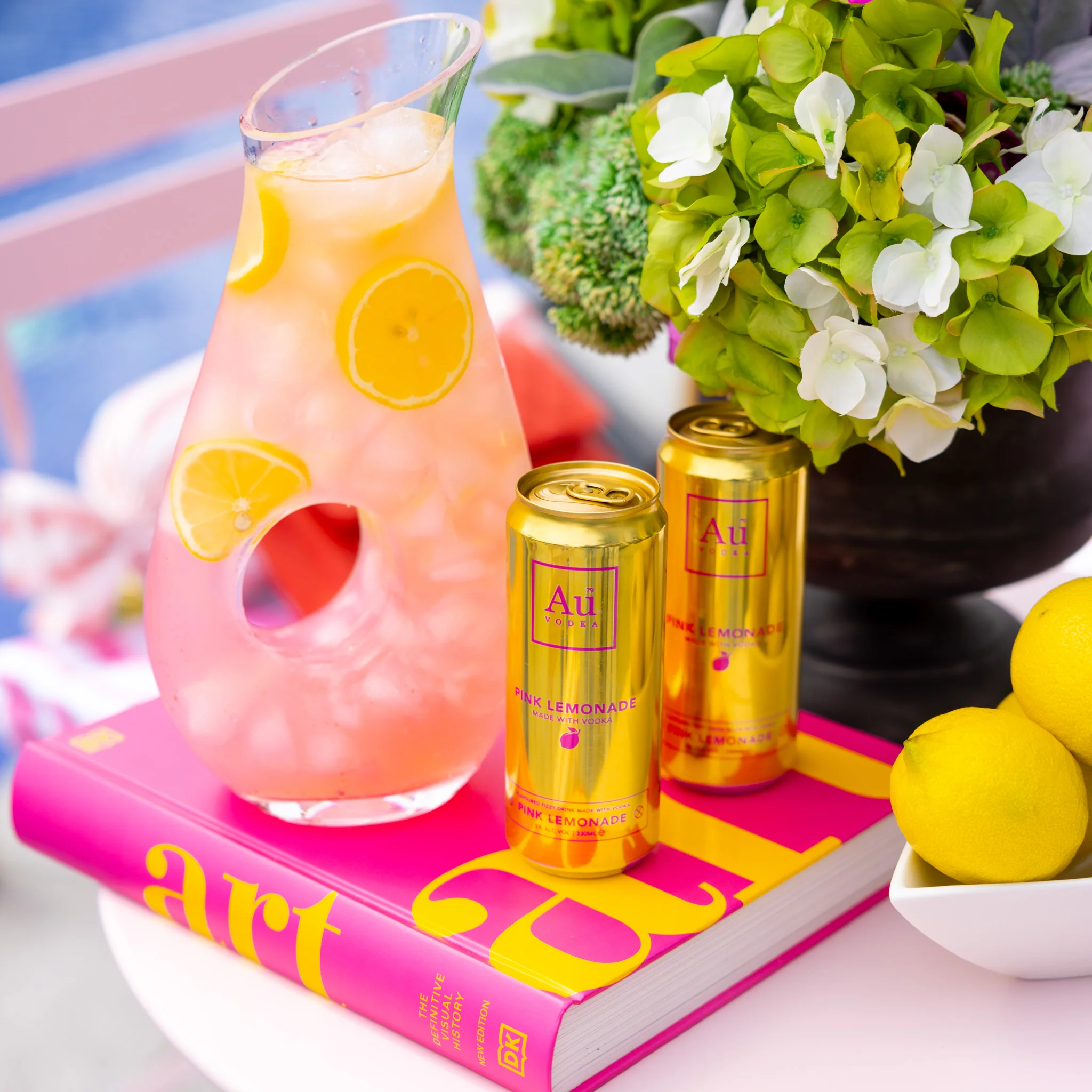 Au Vodka Pink Lemonade Pre-Mixed Cans - 12 Pack - Image 4