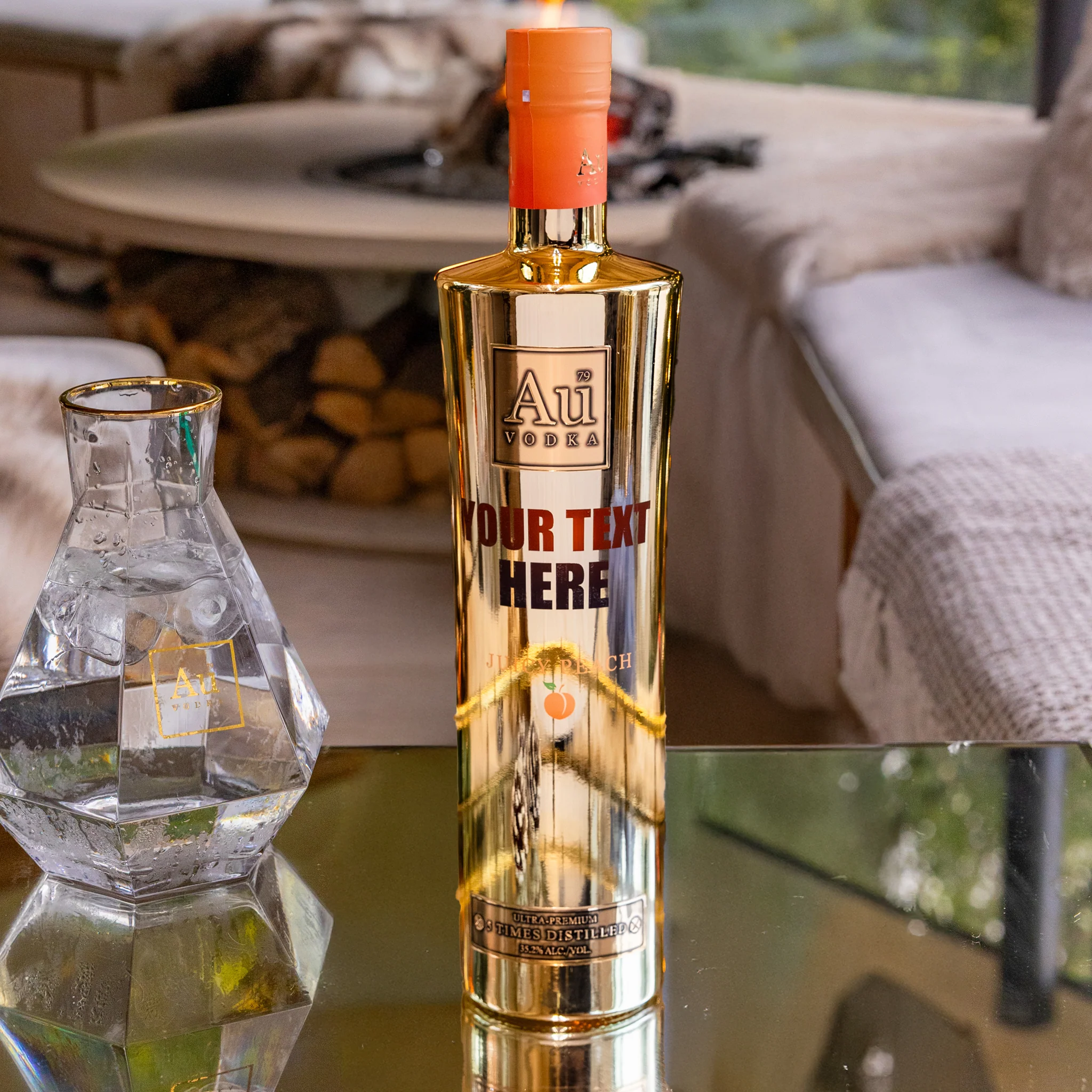 Au Vodka Juicy Peach 70cl - Image 3