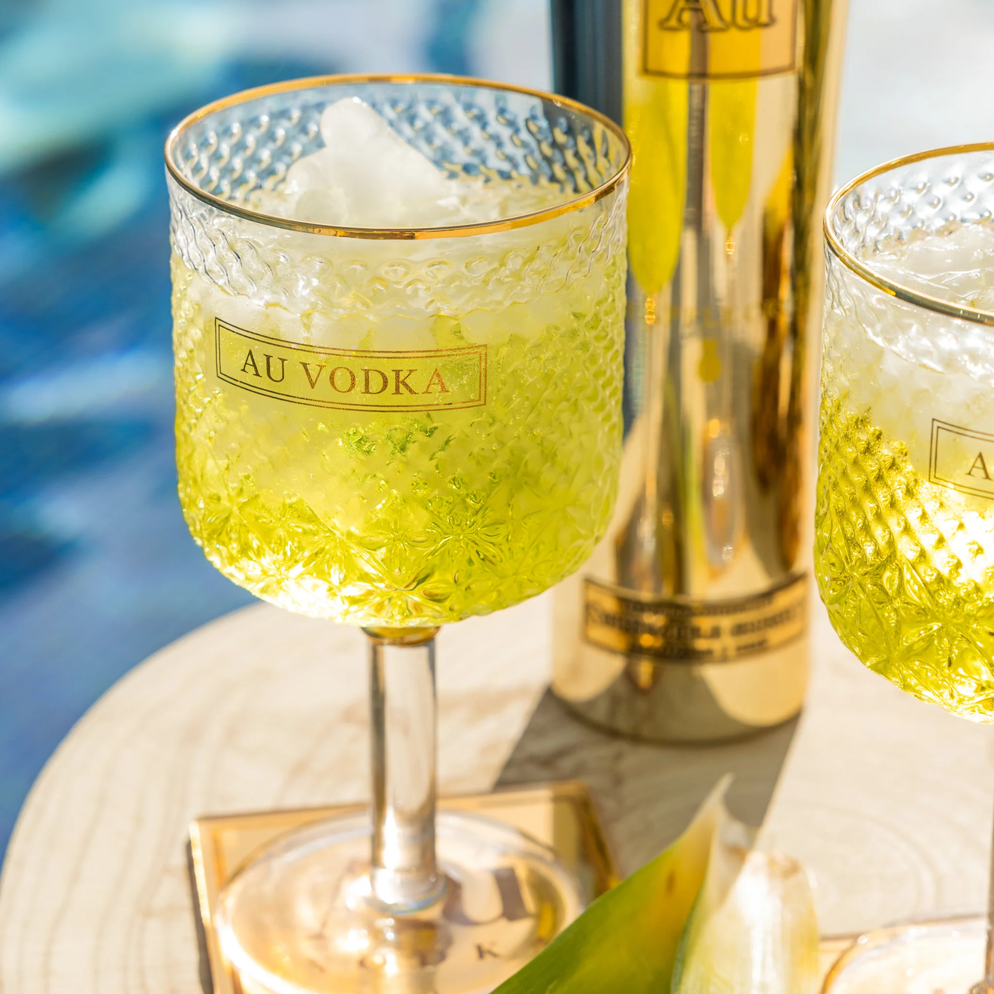 Au Crystal Cocktail Glass - Image 2